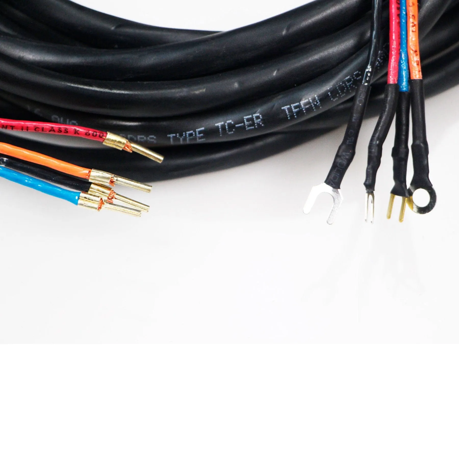 1/4" x 5/8" Mini Split Refrigerant Line Set - 25’ Length Factory Flared with Interconnecting Electrical Wires