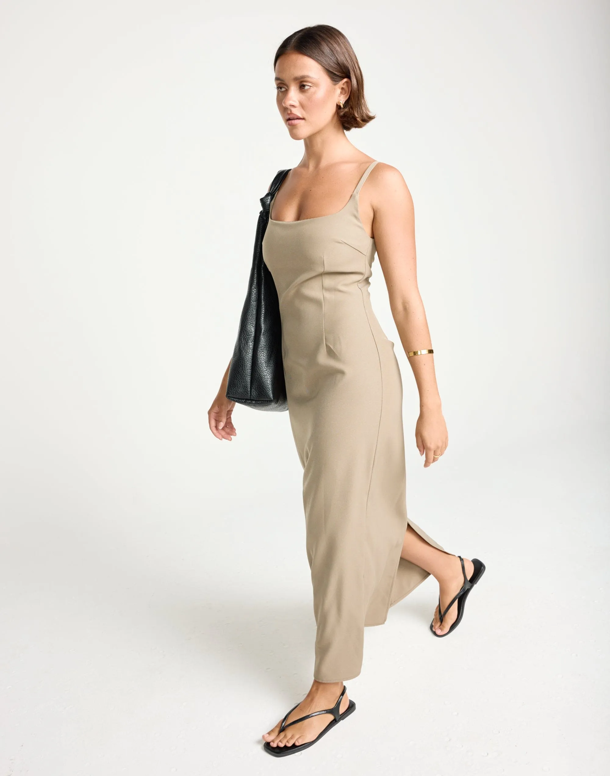 Alistair Maxi Dress (Stone)