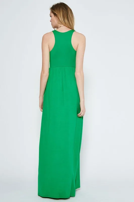 Harper Dress (Kelly Green)