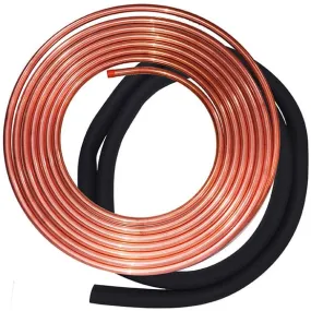 Refrigerant line set 3/8" x 1-1/8" - 25ft with insulation